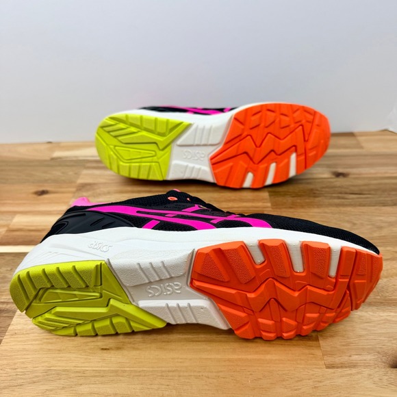 ASICS Women Black Pink Gel Running Shoes Sneakers Athletic Shoes 8.5 - Picture 9 of 11